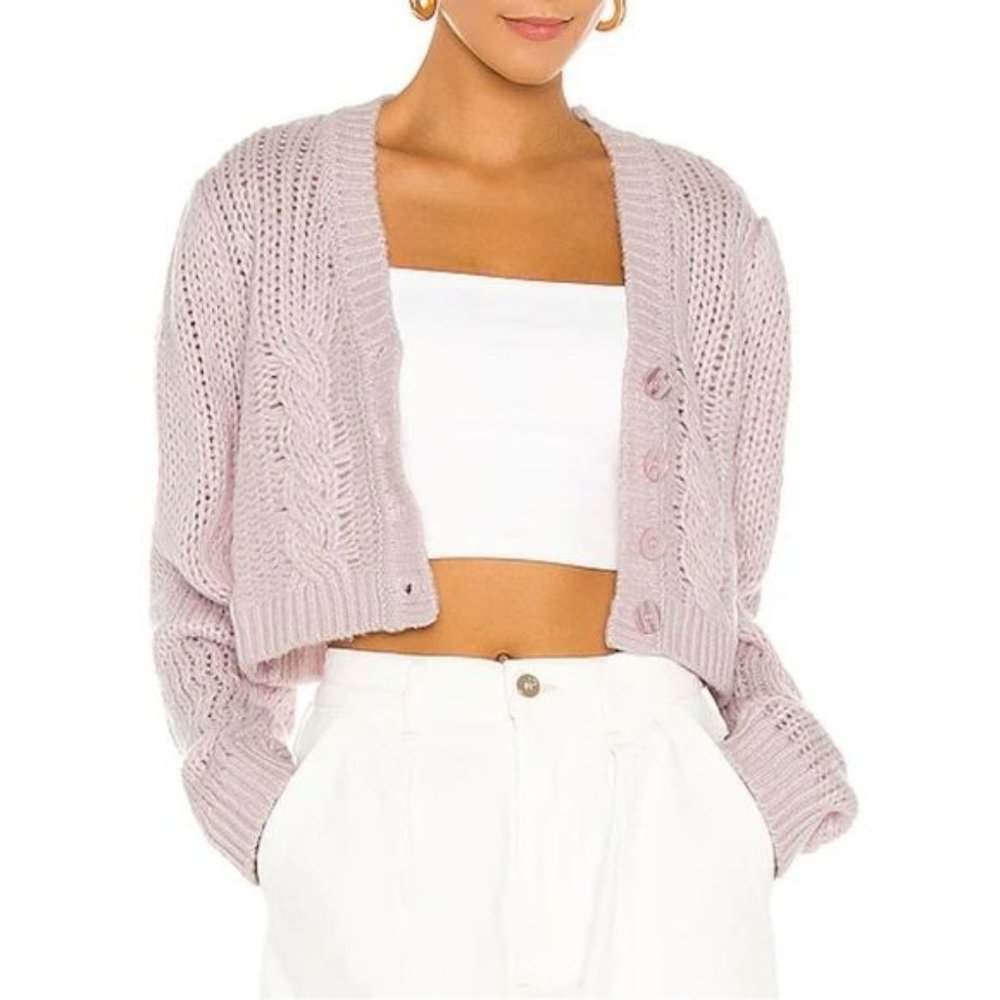 Lovers and Freinds Victoria Cardigan Cropped Size Small